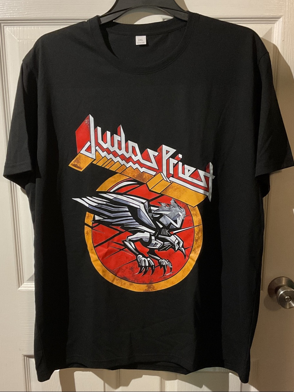 Judas Priest Black Short Sleeve Graphic Band Tee
